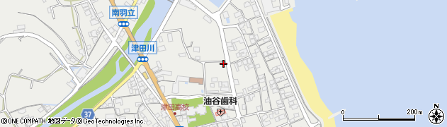 香川県さぬき市津田町津田1485周辺の地図