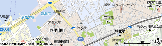 丸亀平山郵便局 ＡＴＭ周辺の地図