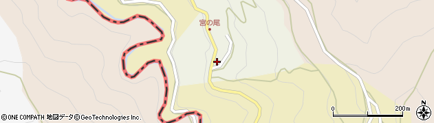 奈良県五條市田殿町344周辺の地図