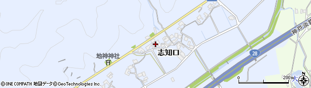 兵庫県南あわじ市志知口146周辺の地図
