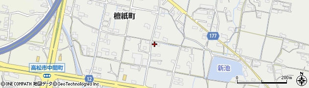 香川県高松市檀紙町193周辺の地図