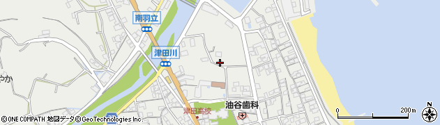 香川県さぬき市津田町津田1541周辺の地図
