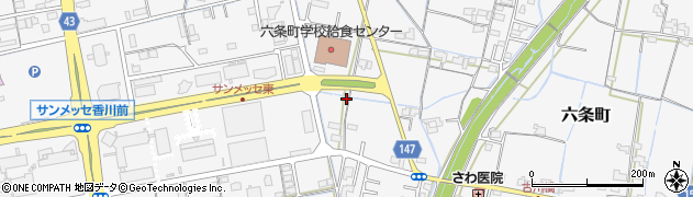 香川県高松市六条町647周辺の地図