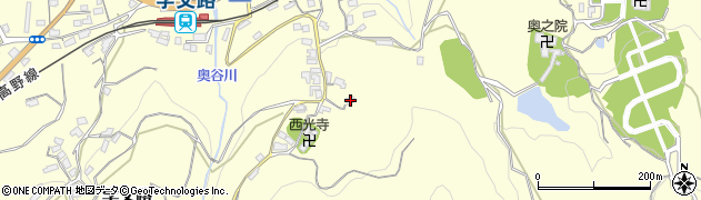 和歌山県橋本市学文路611周辺の地図
