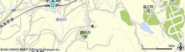 和歌山県橋本市学文路609周辺の地図