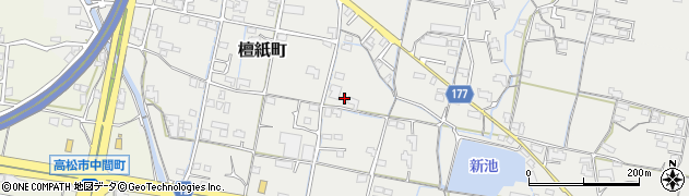 香川県高松市檀紙町186周辺の地図