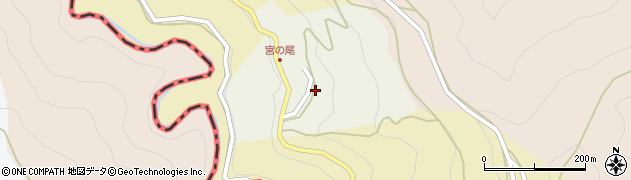 奈良県五條市田殿町341周辺の地図