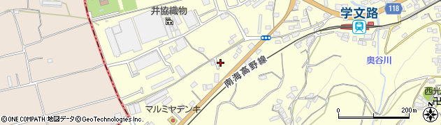 和歌山県橋本市学文路252周辺の地図
