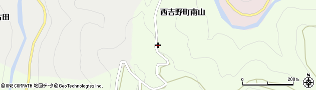 奈良県五條市西吉野町南山169周辺の地図