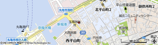 香川県丸亀市西平山町277周辺の地図