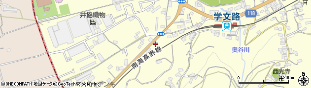 和歌山県橋本市学文路258周辺の地図
