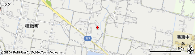 香川県高松市檀紙町307周辺の地図
