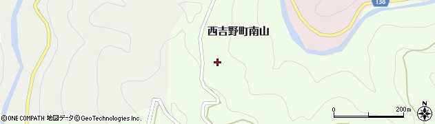 奈良県五條市西吉野町南山181周辺の地図