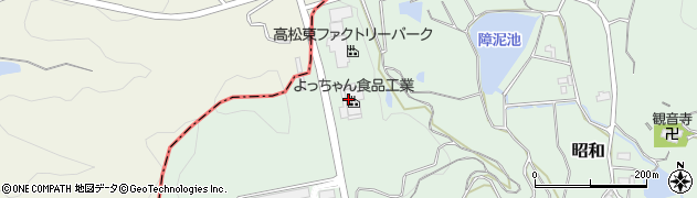 よっちゃん食品工業株式会社　西日本周辺の地図