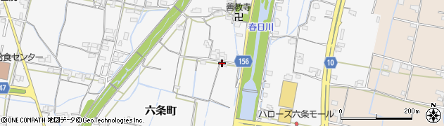 香川県高松市六条町330周辺の地図