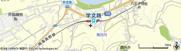 和歌山県橋本市学文路359周辺の地図