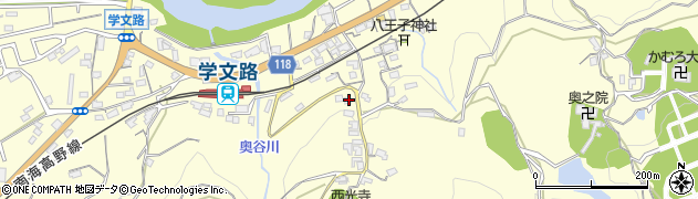 和歌山県橋本市学文路476周辺の地図