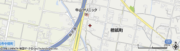 香川県高松市檀紙町96周辺の地図