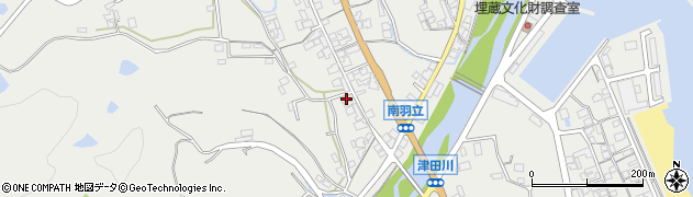 香川県さぬき市津田町津田2504周辺の地図