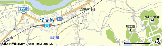 和歌山県橋本市学文路633周辺の地図