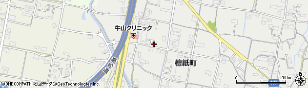 香川県高松市檀紙町127周辺の地図