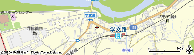 和歌山県橋本市学文路221周辺の地図