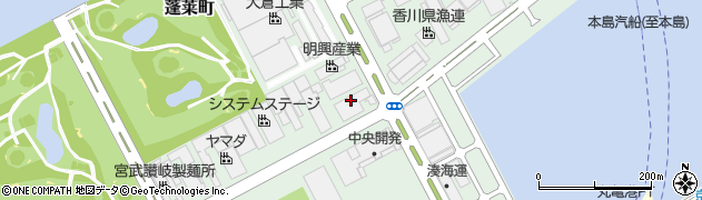 丸亀菱電テクニカ株式会社　本社・配電盤事業部周辺の地図