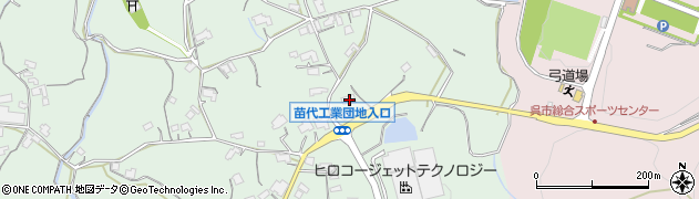 広島県呉市苗代町262周辺の地図
