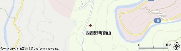 奈良県五條市西吉野町南山402周辺の地図