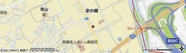 香川県綾歌郡宇多津町津の郷152周辺の地図