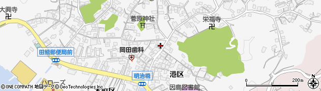 広島県尾道市因島田熊町中央区1081周辺の地図