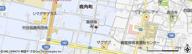 香川県高松市鹿角町59周辺の地図