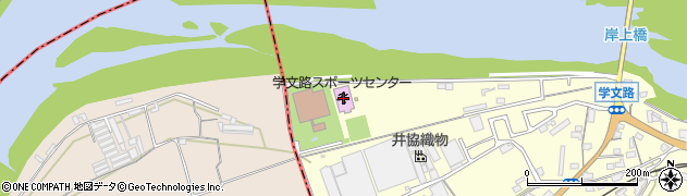 橋本市学文路スポーツセンター体育館周辺の地図