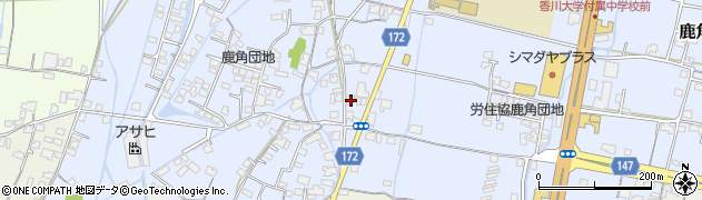 香川県高松市鹿角町452周辺の地図