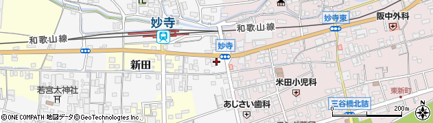 ローソン妙寺駅前店周辺の地図