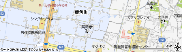 香川県高松市鹿角町61周辺の地図