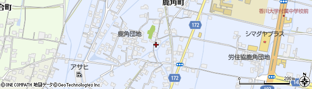 香川県高松市鹿角町598周辺の地図