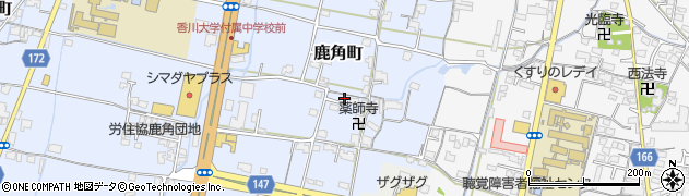 香川県高松市鹿角町66周辺の地図