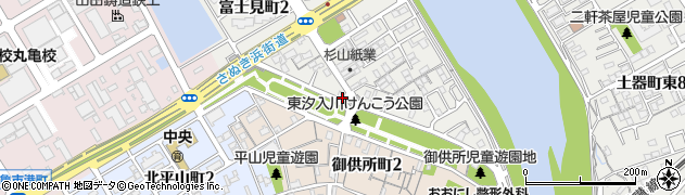 中讃通運株式会社　富士見町作業所周辺の地図