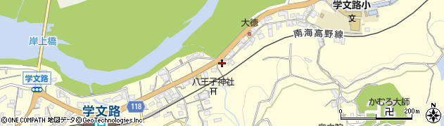 和歌山県橋本市学文路718周辺の地図