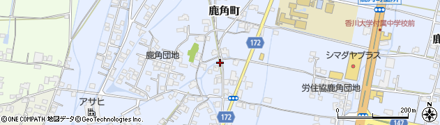 香川県高松市鹿角町624周辺の地図