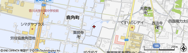 香川県高松市鹿角町112周辺の地図