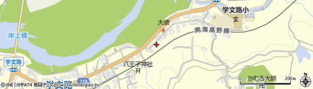 和歌山県橋本市学文路812周辺の地図