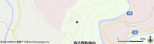 奈良県五條市西吉野町南山229周辺の地図