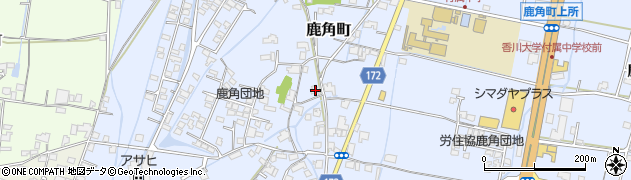 香川県高松市鹿角町635周辺の地図