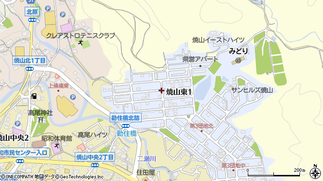 〒737-0936 広島県呉市焼山東の地図