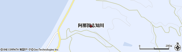 兵庫県南あわじ市阿那賀志知川周辺の地図