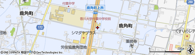香川県高松市鹿角町422周辺の地図