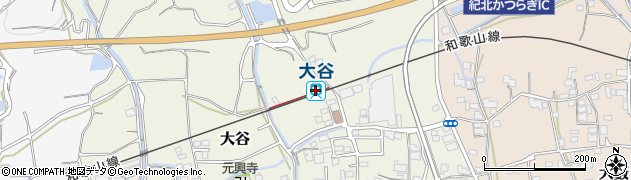 大谷駅周辺の地図
