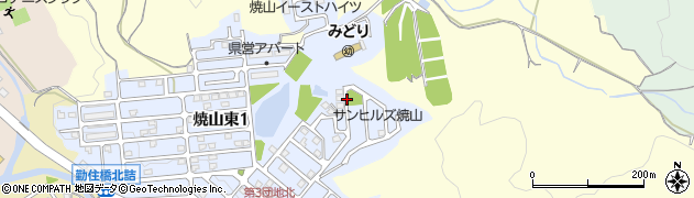 ひまわり公園周辺の地図
